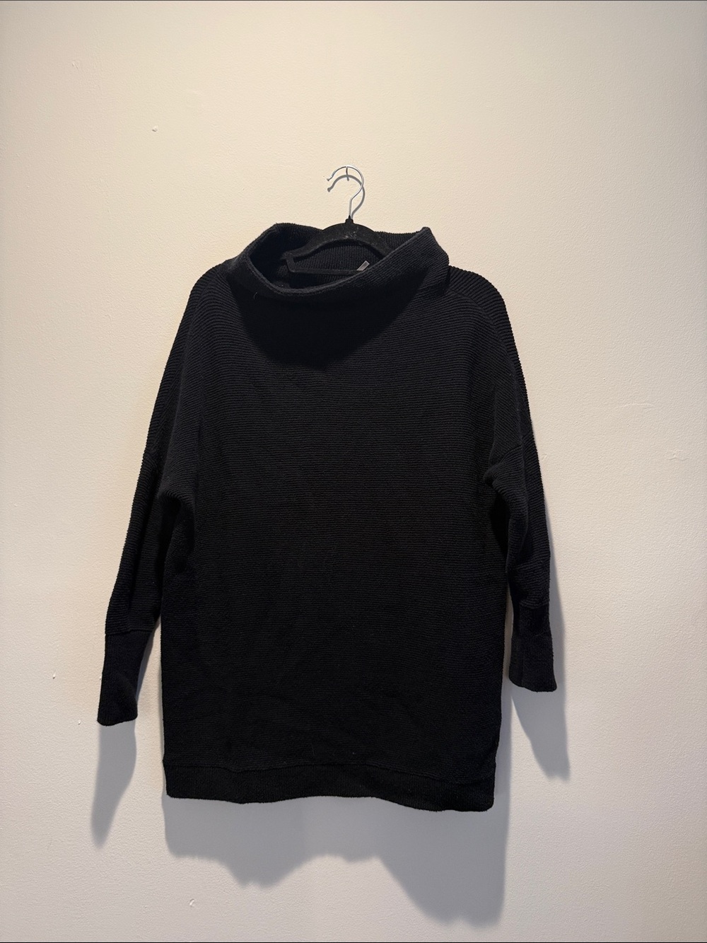 Free People Black Ottoman Slouchy Tunic